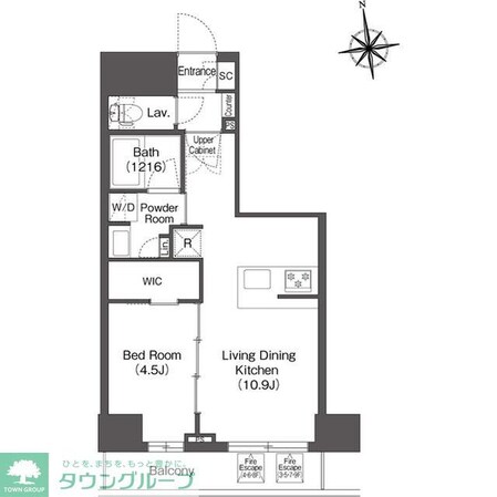 コンフォリア・リヴ西葛西の物件間取画像